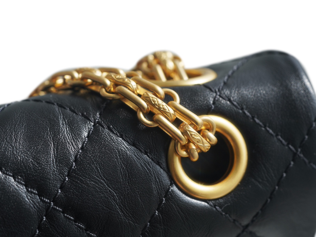 Chanel Black and Gold, Calfskin