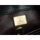 CoCo Handle New Calfskin Handle Small Black & Gold Calfskin  