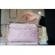 CHANEL 19 Bag 2021 Spring/Summer New Color Light Pink Small  