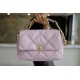 CHANEL 19 Bag 20/21 Spring/Summer New Color Sakura Pink Medium  