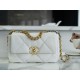 CHANEL 19 BAG White Small  