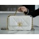 CHANEL 19 BAG White Small  