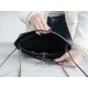 Chanel 24S 31 Bag Small Black Oiled Waxed Creased Lambskin  