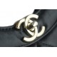 Chanel 24S 31 Bag Small Black Oiled Waxed Creased Lambskin  