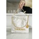 Chanel 23S 22 Mini Bag Platinum Calfskin  