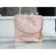 Chanel 23S 22 Mini Bag Pink Calfskin  