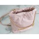 Chanel 23S 22 Mini Bag Pink Calfskin  