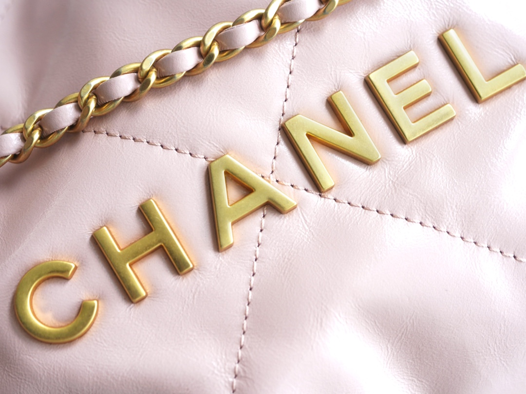 Chanel 23S 22 Mini Bag Pink Calfskin  