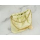 Chanel 23S 22 Mini Bag Chick Yellow Calfskin