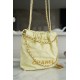 Chanel 23S 22 Mini Bag Chick Yellow Calfskin