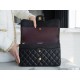 CF Classic Flap Jumbo Caviar Calfskin Black & Gold  