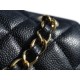 CF Classic Flap Jumbo Caviar Calfskin Black & Gold  