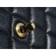 CF Classic Flap Jumbo Caviar Calfskin Black & Gold  