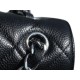 CF Classic Flap Jumbo Caviar Calfskin Black & Silver  