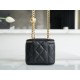 CHANEL✦ 23P Heart Buckle Small Box Lizard Grain Calfskin  