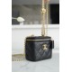 CHANEL✦ 23P Heart Buckle Small Box Lizard Grain Calfskin  