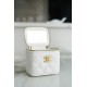 CHANEL✦ 23P Heart Buckle Small Box Lizard Grain Calfskin  