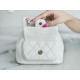 CHANEL✦ 22A New Duma Backpack Lambskin White  