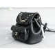 CHANEL✦ 22A New Duma Backpack Lambskin Black  