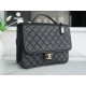 CHANEL 22K Haute Couture Caviar Backpack Fine Grain Calfskin  