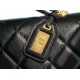 CHANEL 22K Haute Couture Caviar Backpack Fine Grain Calfskin  