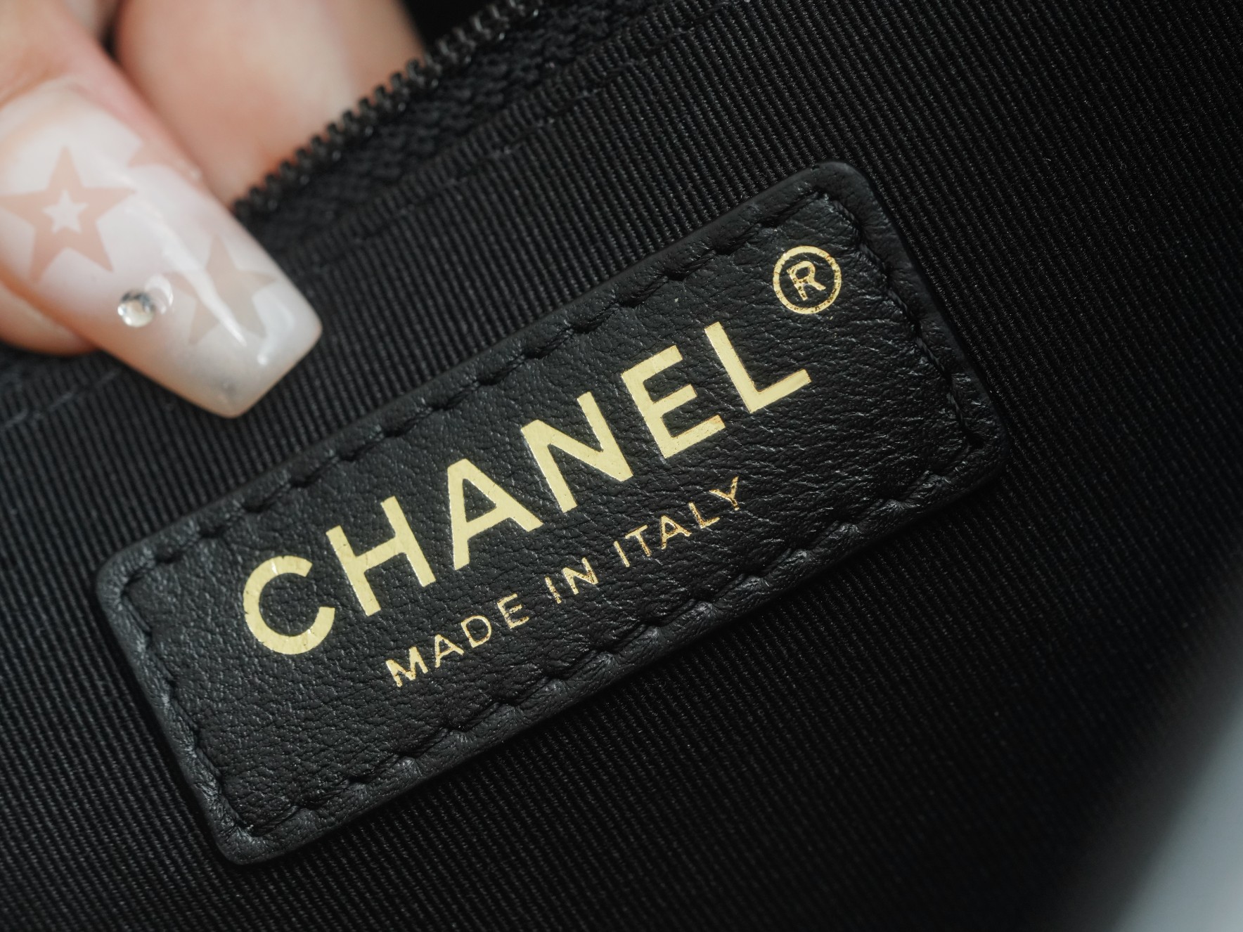 CHANEL 22K Haute Couture Caviar Backpack Fine Grain Calfskin  