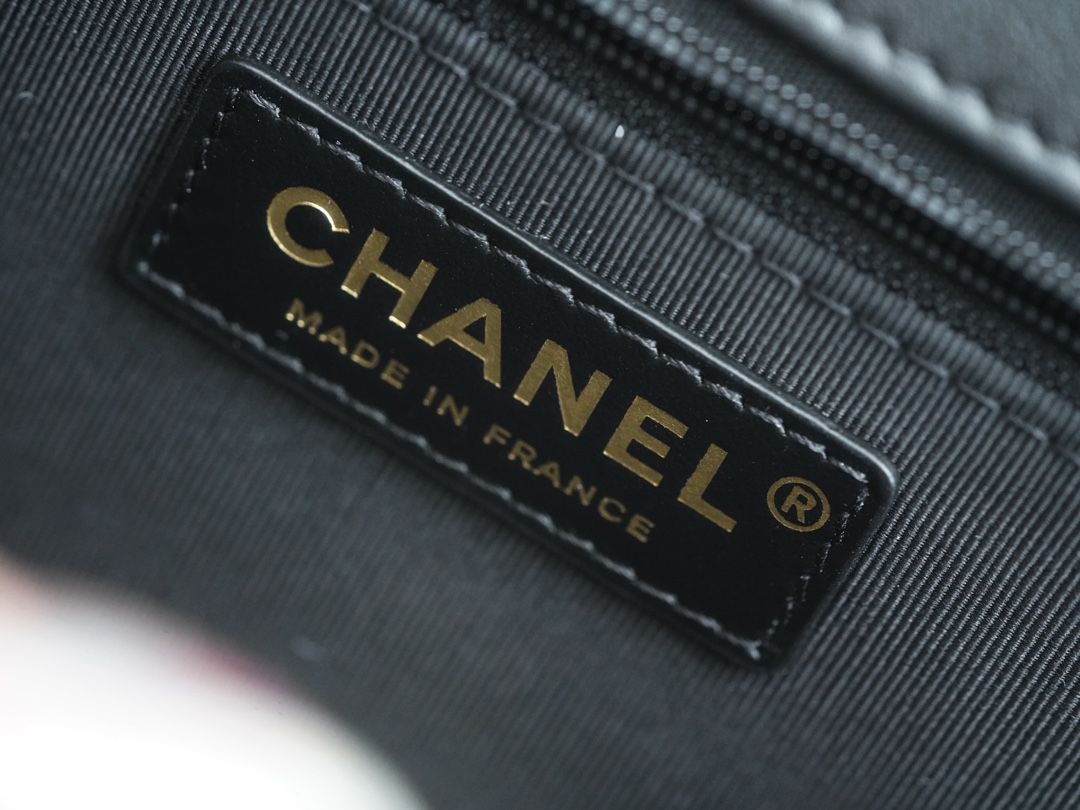 CHANEL 22K Haute Couture Patent Leather Backpack  