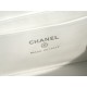 CHANEL 23K Rhinestone Handle Long Box White Lambskin  