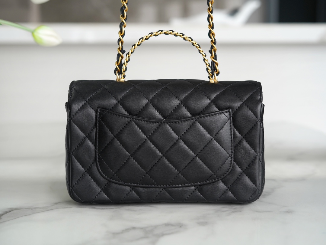 CHANEL 24C Handle CF Mini Black  