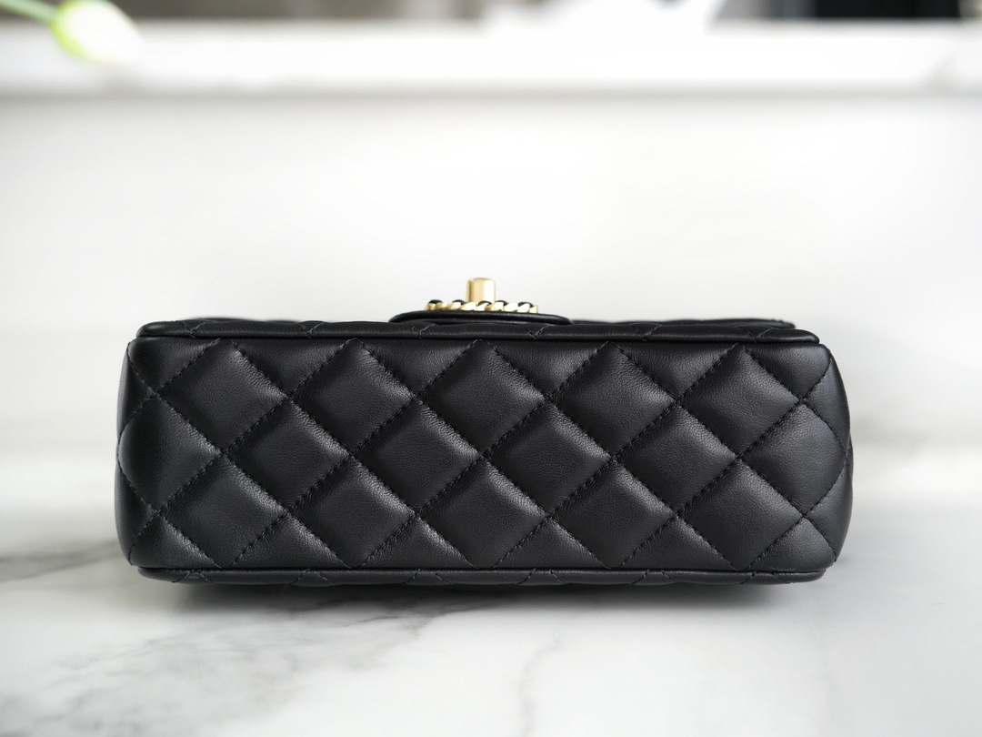 CHANEL 24C Handle CF Mini Black  