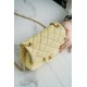 Chanel CF Metal Ball Square Fatty Chick Yellow  