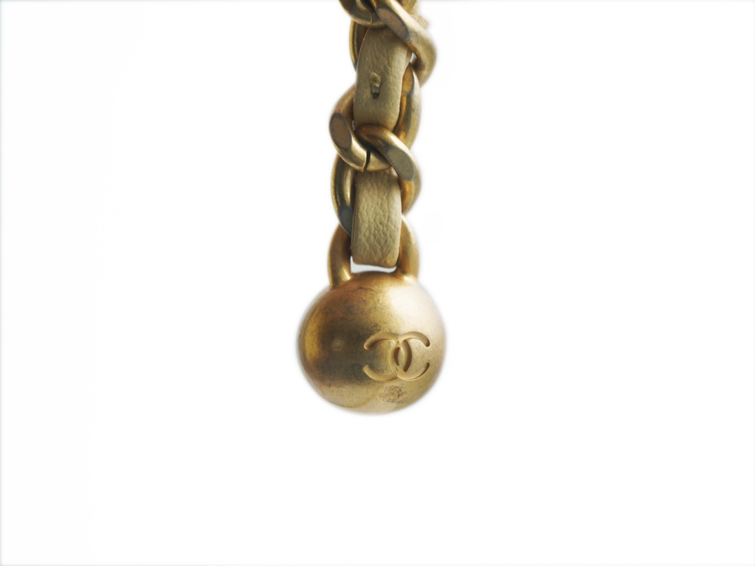 Chanel CF Metal Ball Square Fatty Chick Yellow  