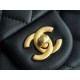 Chanel 23K Metal Ball Square Fatty Black  