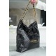 CHANEL 22P Bag Medium Black & Gold