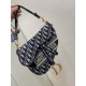 Blue Letter Saddle Bag, Vintage Patchwork Saddle Bag, Size: 25cm  