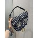 Blue Letter Saddle Bag, Vintage Patchwork Saddle Bag, Size: 25cm  