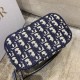 Cosmetic Bag, Classic Floral Embroidery, Size: 18*10*14cm  