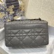 Caro Puffy Bag, Classic Diamond Pattern, Small Cowhide, Medium Size: 25.5*15*8cm  