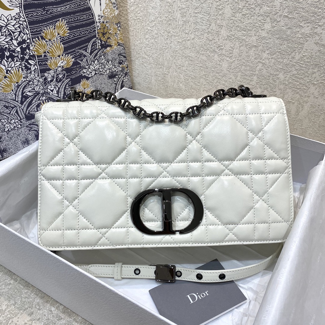 Caro Puffy Bag, Classic Diamond Pattern, Small Cowhide, Large Size: 28*17*9cm  