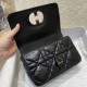 Caro Puffy Bag, Classic Diamond Pattern, Small Cowhide, Small Size: 20*12*7cm  