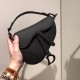 Saddle Bag Matte Series Matte Black, Size: 19.5cm  