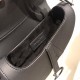 Saddle Bag Matte Series Matte Black, Size: 19.5cm  