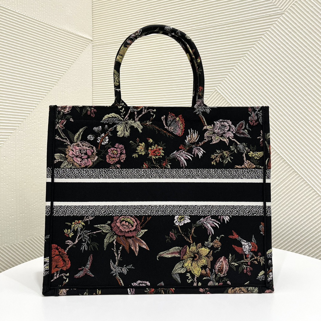 Large Size, Latest Autumn-Winter Tote Series, Romantic Floral Pattern, Size: 42*18*35cm