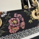 Lady's Autumn-Winter Embroidered Series, Three Grid Sizes, Romantic Floral Pattern, Size: 17*7*15cm