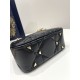 Black, LADY95-22 Mini Series, Lamb Leather, Size: 19*8*13cm  