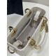 White, LADY95-22 Mini Series, Lamb Leather, Size: 19*8*13cm  