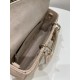 Caramel Rice Small Size, D-joy Series, Bag with Two Shoulder Straps, Sheepskin, Size: 22*6*12cm  