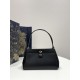 Medium Size Black, Key Handbag Series, Smooth Calfskin, Size: 26*13*16cm  