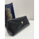 Medium Size Black, Key Handbag Series, Smooth Calfskin, Size: 26*13*16cm  