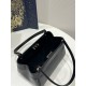 Small Size Black, Key Handbag Series, Calfskin, Size: 22*12*12cm  